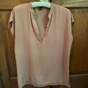 Tan Short sleeve blouse